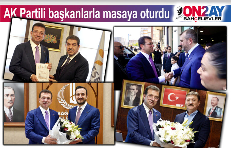 Ekrem İmam oğlu, AK Partili başkanlarla masaya oturdu