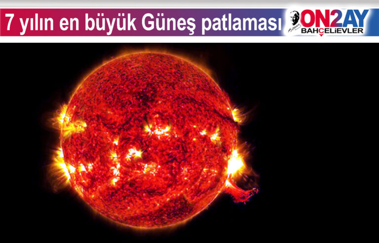 Son 7 yılın en büyük Güneş patlaması