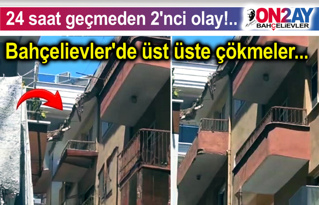 Bahçelievler'de binalar çöküyor