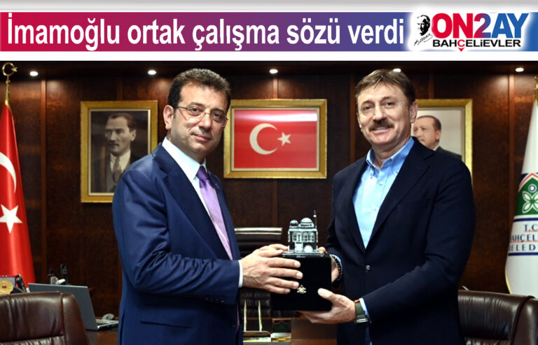 Ekrem İmamoğlu ortak çalışma sözü verdi
