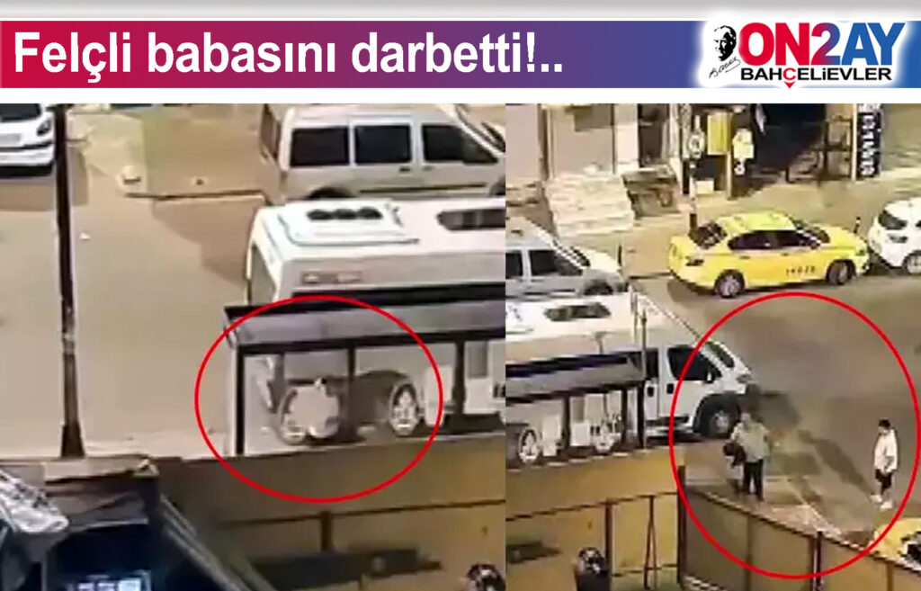 Felçli babasını darbetti!