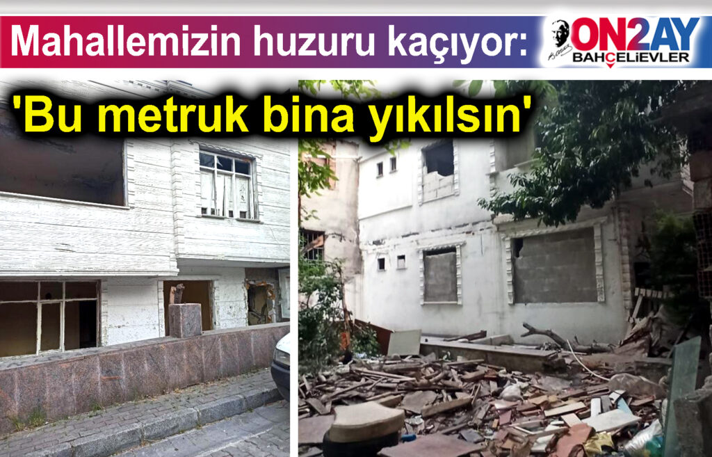 Mahallemizin huzuru kaçıyor