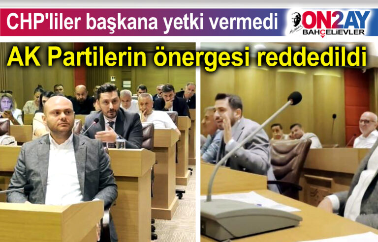 AK Partilerin önergesi reddedildi