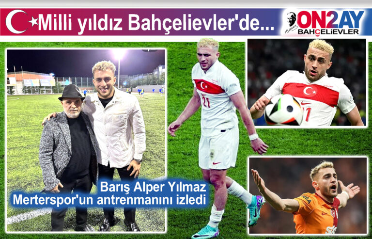 Barış Alper Yılmaz Merterspor'un antrenmanını izledi