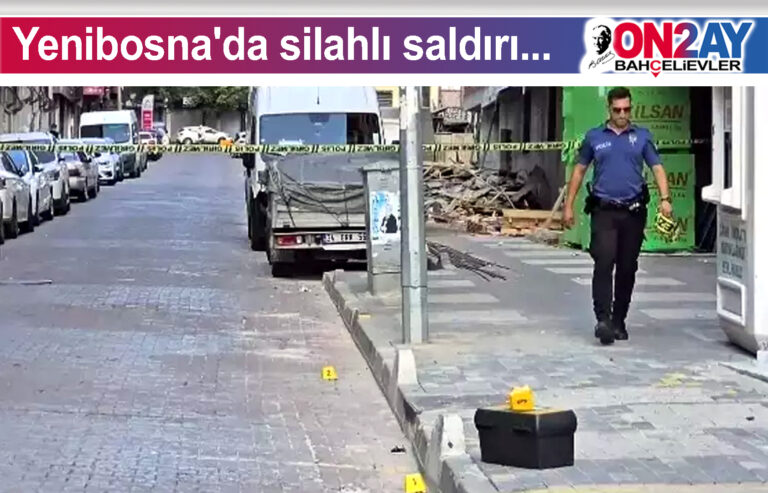 Yenibosna'da silahlı saldırı