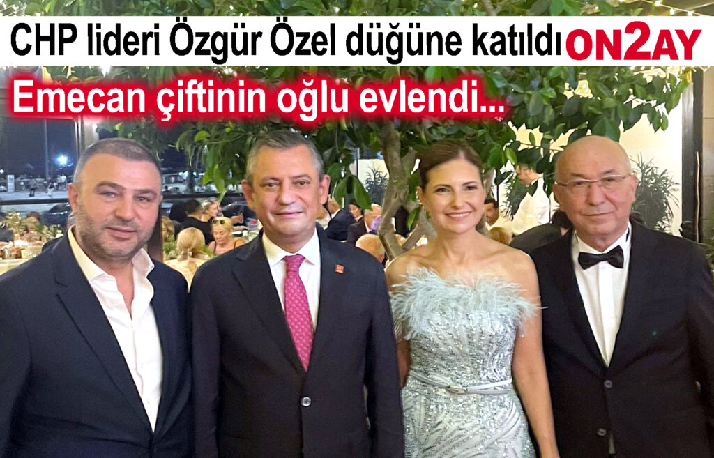 Emine Gülizar ile Adi Emecan'ın oğlu Ali evlendi