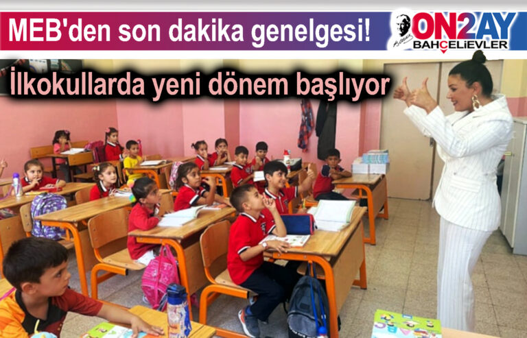 İlkokullarda yeni dönem başlıyor