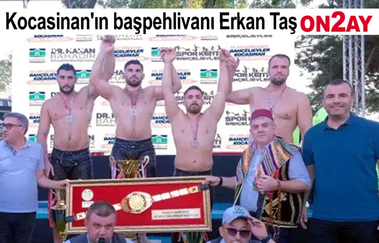 Kocasinan'ın başpehlivanı Erkan Taş