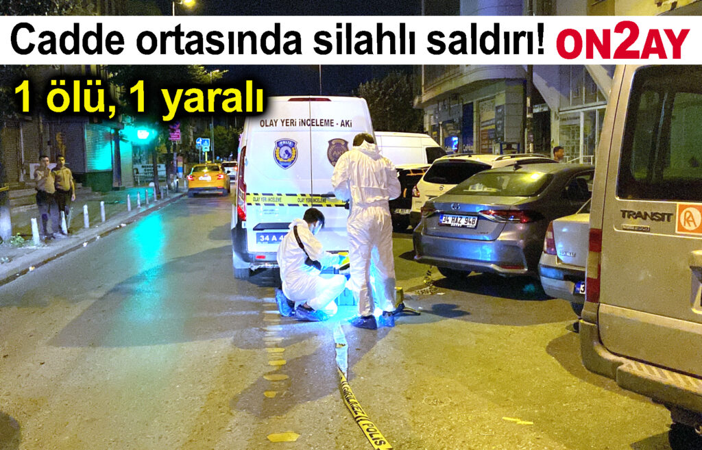 Mahmurbey yolu üzerinde yürüyen 3 kişi, silahlı saldırı