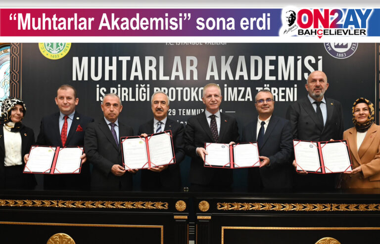 “Muhtarlar Akademisi” sona erdi