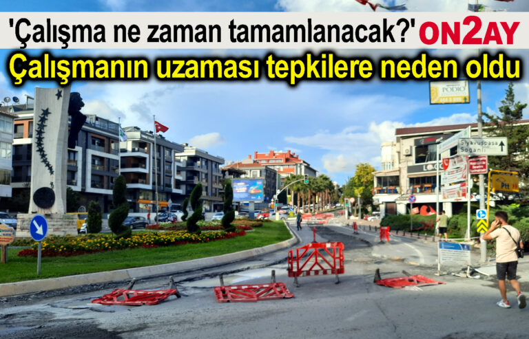 Adnan Kahveci Bulvarı'nda yo çalışması