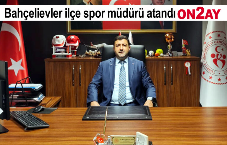 Bahçelievler Gençlik Hizmetleri ve Spor İlçe Müdürlüğüne atanan Ali Muzaffer Demi