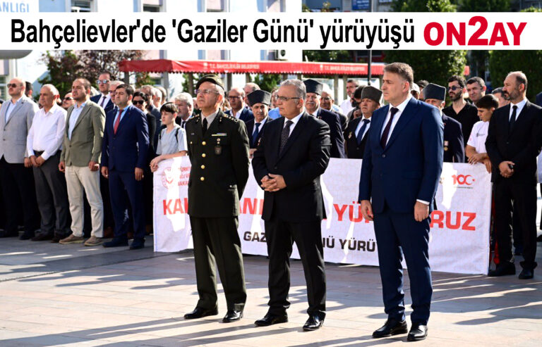 Bahçelievler'de 'Gaziler Günü' yürüyüşü