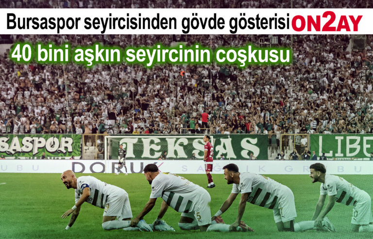Bursaspor seyircisinden gövde gösterisi..