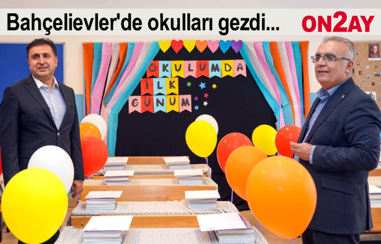 İstanbul İl Milli Eğitim Müdürü Doç. Dr. Murat Mücahit Yentür Bahçelievler'de