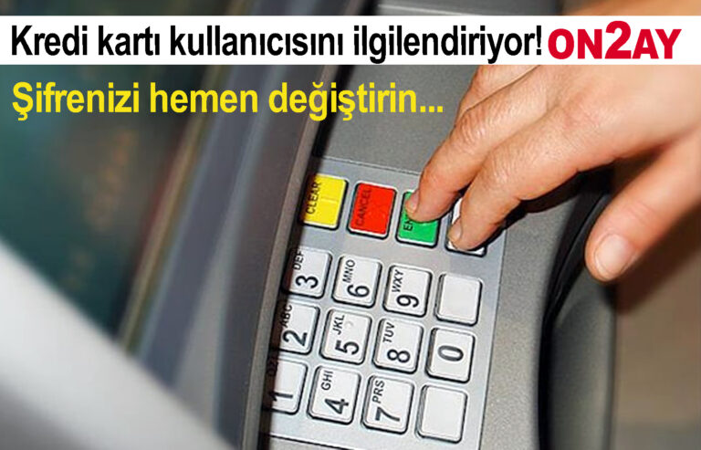 Kredi kartı kullanıcısını ilgilendiriyor!