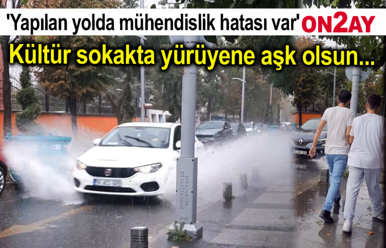 'Yapılan yolda mühendislik hatası var'