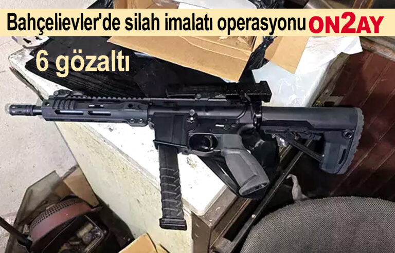 Bahçelievler'de silah imalatı operasyonu