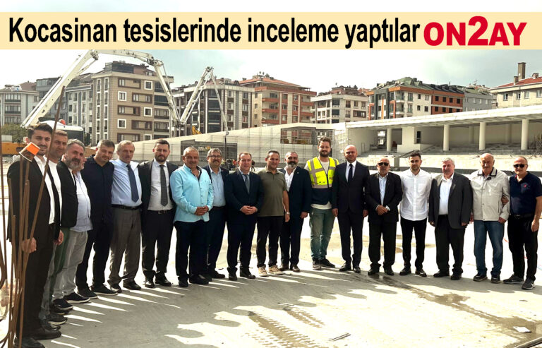 Kocasinan tesislerinde inceleme yaptılar