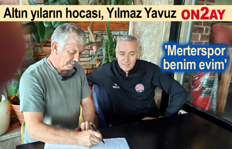 Merter Spor Kulübü'nün hocası Yılmaz Yavuz
