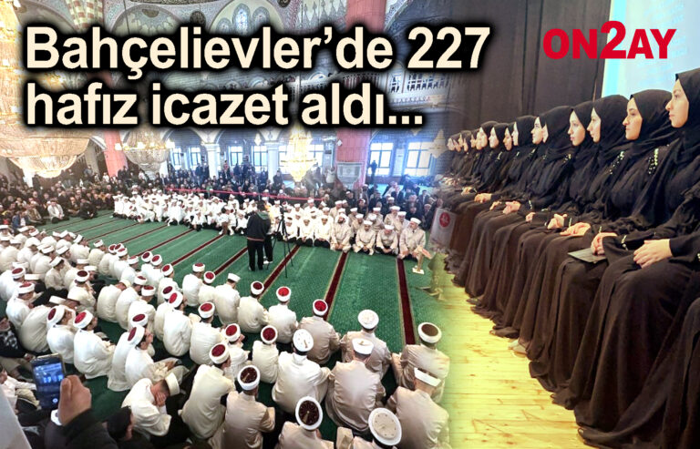 Bahçelievler’de 227 hafız icazet aldı