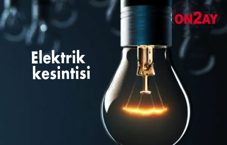 Bahçelievler'de bugün elektrik kesintisi..