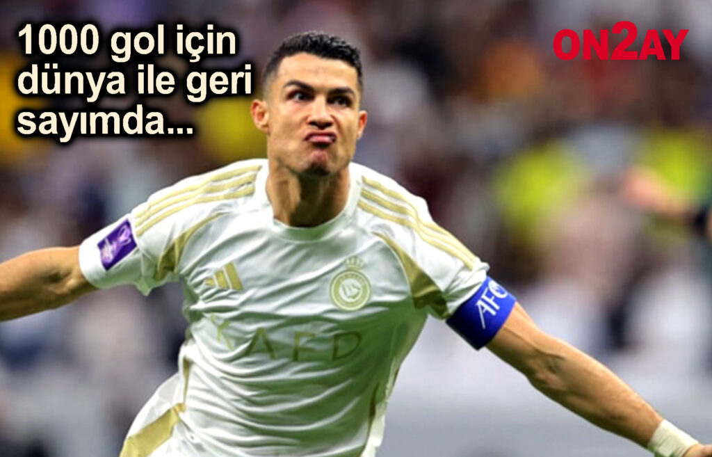 Cristiano Ronaldo 1000 gol için dünya ile geri sayımda