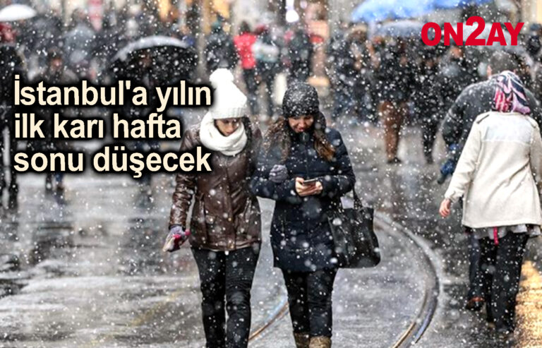 İstanbul'a yılın ilk karı hafta sonu düşecek