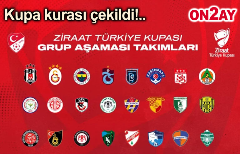 Kupa kurası çekildi!