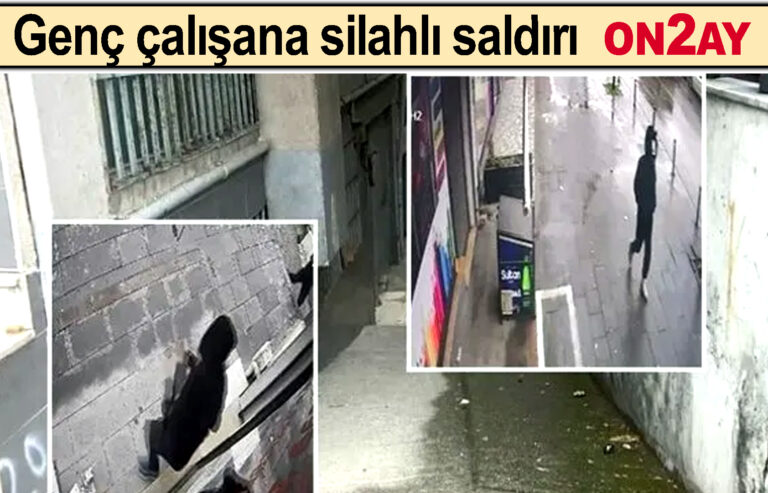 Genç çalışana silahlı saldırı