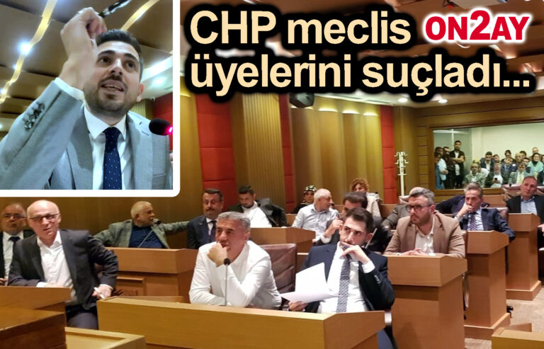 CHP meclis üyelerini suçladı, Yasin Özdemir