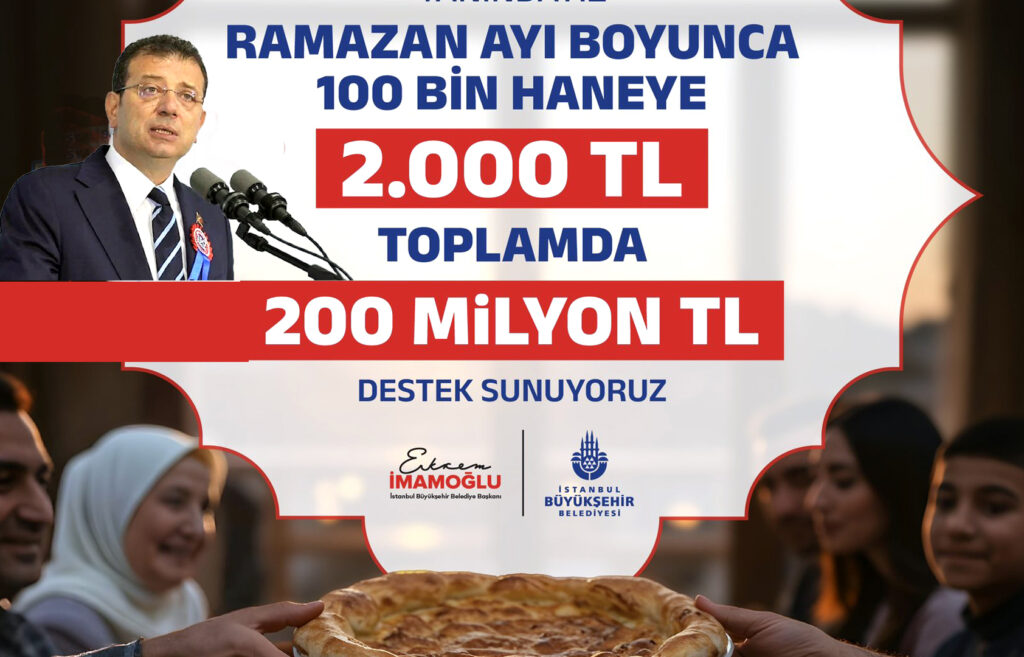 Ekrem İmamoğlu ,Ramazan desteği
