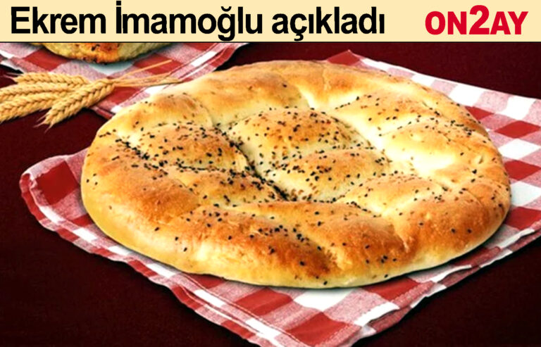 Ekrem İmamoğlu açıkladı, Ramazan pidesi