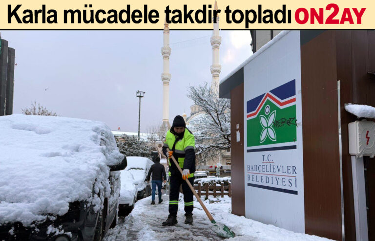 Karla mücadele takdir topladı