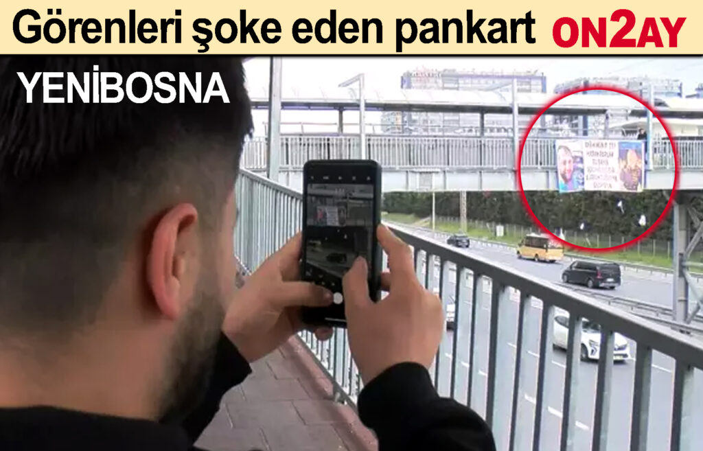 Bahçelievler, Yenibosna'da afiş şakına çevirdi2