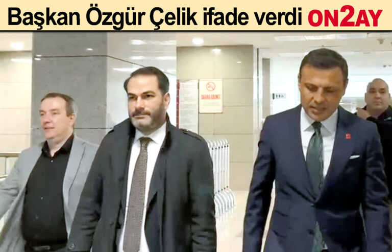 CHP İstanbul İl Başkanı Özgür Çelik ifade verdi1
