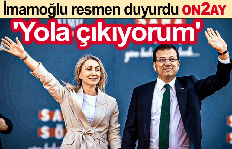 Ekrem İmamoğlu resmen duyurdu