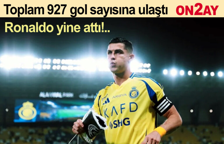 Ronaldo yine attı!