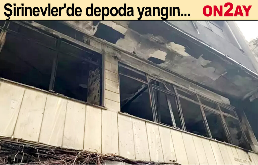 Şirinevler'de depoda yangın