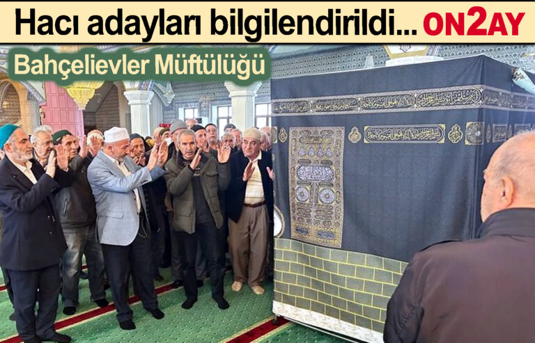 Bahçelievler Müftüsü Mustafa Kayış , Hacı adayları