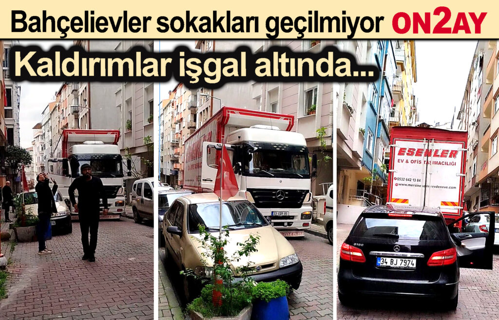 Bahçelievler sokakları geçilmiyor