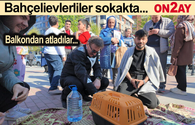 Bahçelievler'de deprem, vatandaş sokakta