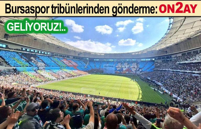 Bursaspor tribünlerinden 3 büyüklere gönderme