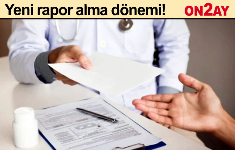 Yeni rapor alma dönemi başlıyor!