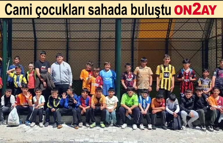 Bahçelievler İlçe Müftülüğüne bağlı Yenibosna Aksa Camii çocukları