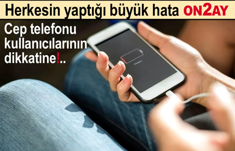 Cep telefonu kullanıcılarının dikkatine!