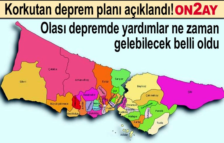 İstanbul için korkutan deprem planı açıklandı