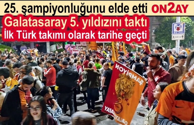 Şampiyon Galatasaray, kutlama, Bahçelievler