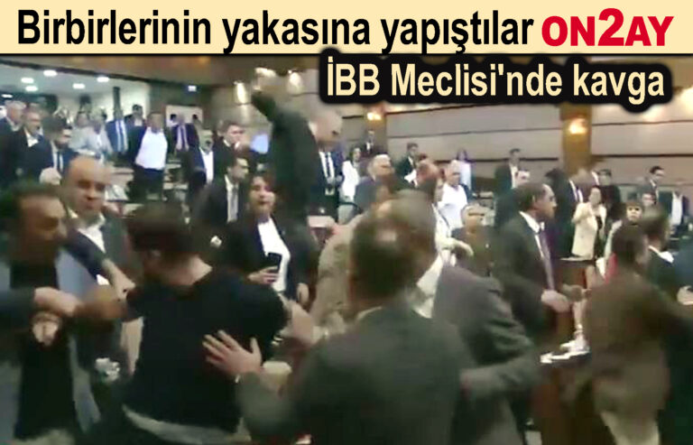 İBB Meclisi'nde CHP ve AK Parti grupları arasında kavga