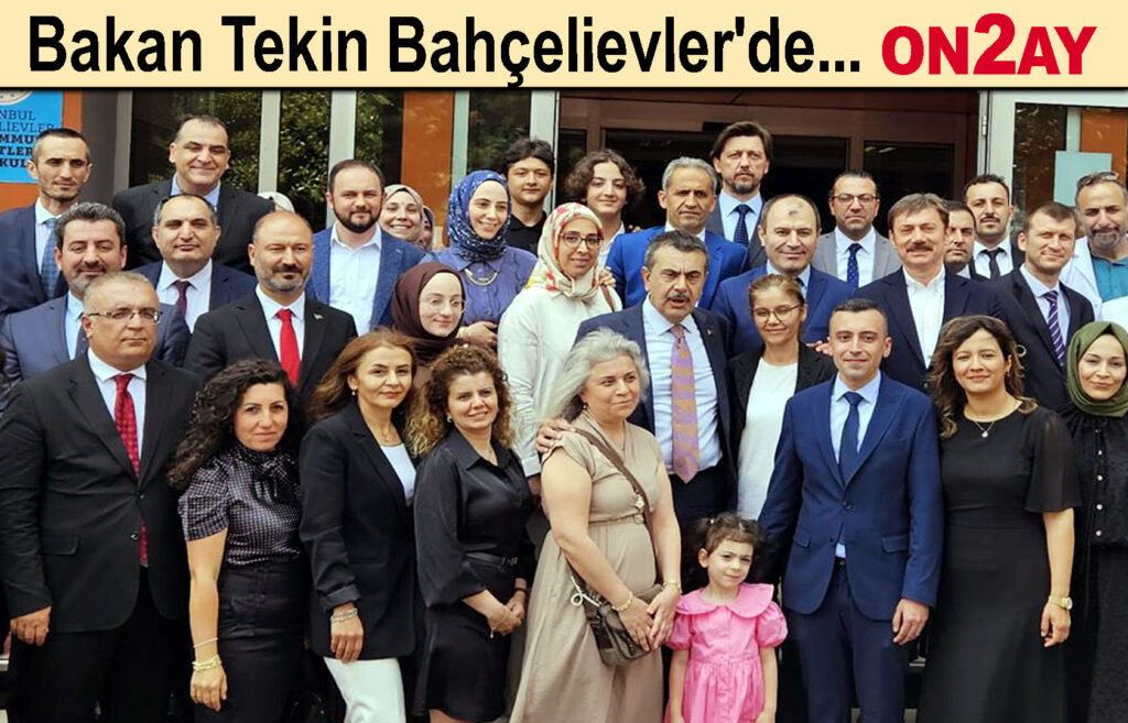 Milli Eğitim Bakanı Yusuf Tekin, Bahçelievler'de